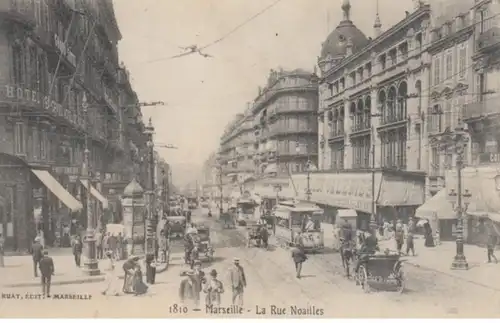 (1160) AK Marseille, Noailles Straße, vor 1945