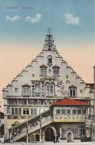 (977) AK Lindau, Bodensee, Rathaus 1920