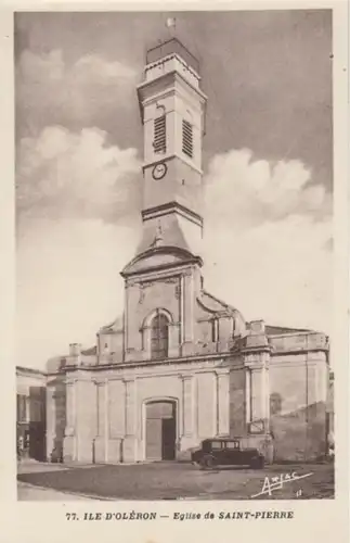 (933) Ile d'Oleron, Saint Pierre Kirche, vor 1945