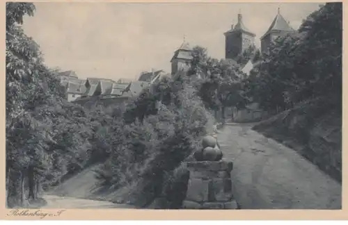 (900) AK Rothenburg ob der Tauber, Stadtansicht, vor 1945