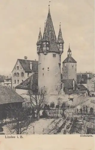 (874) AK Lindau, Bodensee, Diebsturm, bis 1905