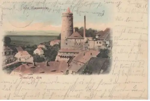 (863) AK Bautzen, Alte Wasserkunst 1902