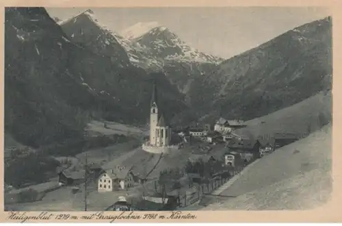 (853) AK Heiligenblut, Ansicht mit Großglockner 1921