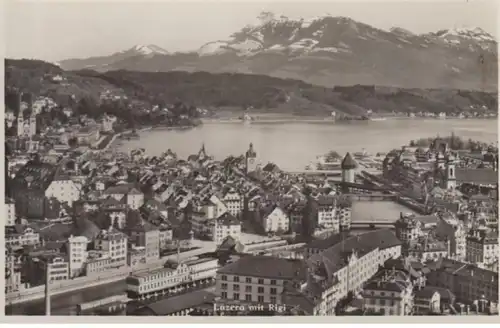 (808) AK Luzern, Vierwaldstättersee, Rigi 1939