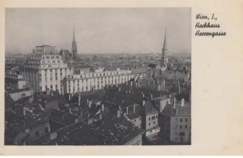 (776) AK Wien, Hochhaus Herrengasse, vor 1945