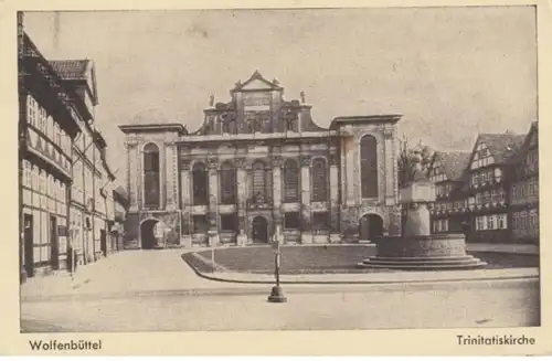 (757) AK Wolfenbüttel, Nieders., Trinitatiskirche 1943