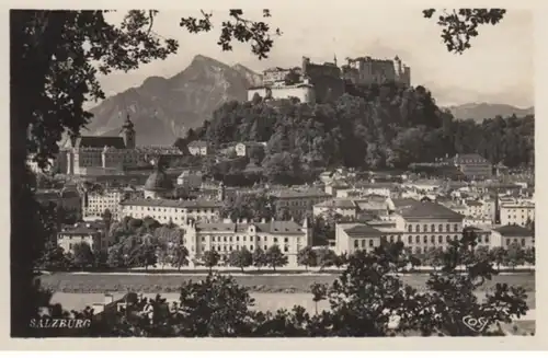 (749) AK Salzburg, Österreich, Festung Hohensalzburg, Untersberg 1941