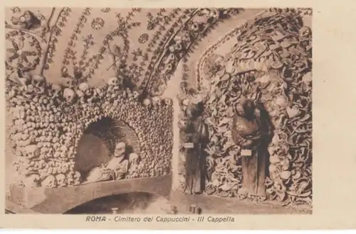 (683) AK Rom, Roma, Franziskanerfriedhof, Kapelle, vor 1945