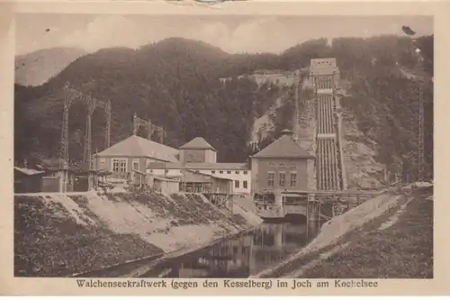 (641) AK Walchenseekraftwerk, Joch, Kochelsee, Kesselberg, vor 1945