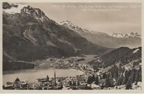 (590) AK St. Moritz, Piz Surley, Piz Corvatsch, Piz la Margna