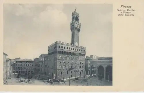 (583) AK Florenz, Firenze, Palazzo Vecchio, Piazza della Signoria, vor 1945