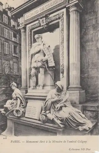 (528) AK Paris, Denkmal Gaspard de Cologny