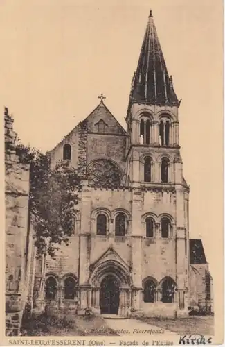 (527) AK Saint-Leu d'Esserent, Kirche 1944