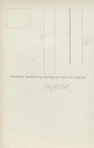 (498) Foto AK Grainau, Badersee, Kleiner und Großer Waxenstein 1938