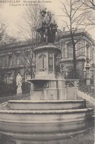(496) AK Brüssel, Denkmal Graf Egmont und Graf Hoorn, vor 1945