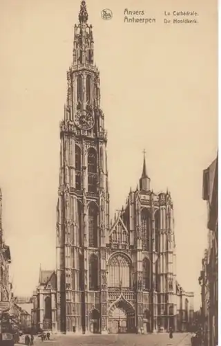 (487) AK Antwerpen, Kathedrale, vor 1945