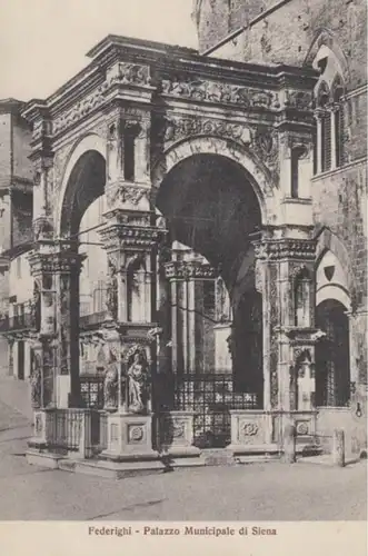 (480) AK Siena, Rathaus 1924