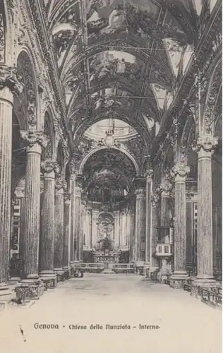 (479) AK Genua, Basilica della Santissima Annunziata, Inneres 1910