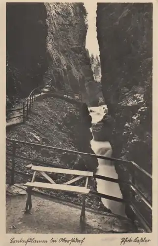 (477) Foto AK Breitachklamm, vor 1945