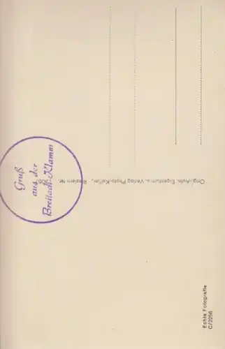 (477) Foto AK Breitachklamm, vor 1945