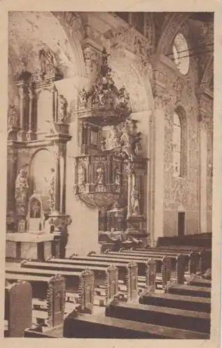 (467) AK Zagreb, Kirche Heilige Katharina, Innenraum 1925