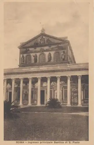 (462) AK Rom, Roma, Ingresso Principale Basilica di S. Paolo 1920er