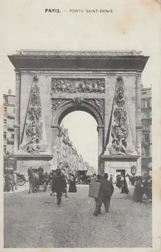 (455) AK Paris, Porta Saint-Denis, Feldpost 1916