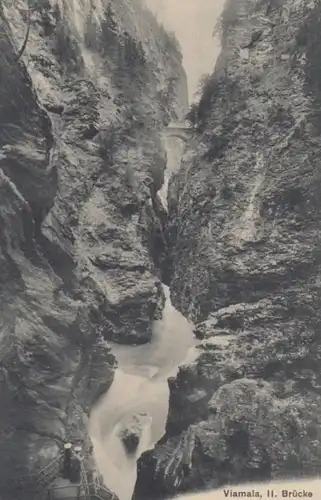 (438) AK Viamala, II. Brücke, vor 1945