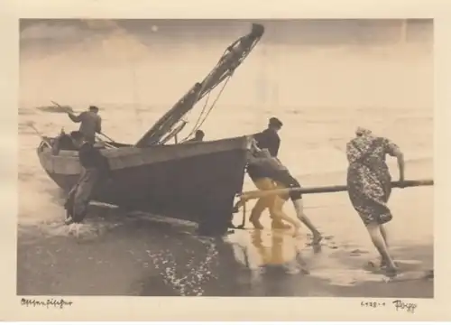 (425) Foto AK Schiffe, Ostseefischer, vor 1945