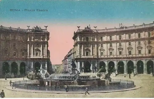 (418) AK Rom, Piazza Esedra, vor 1945
