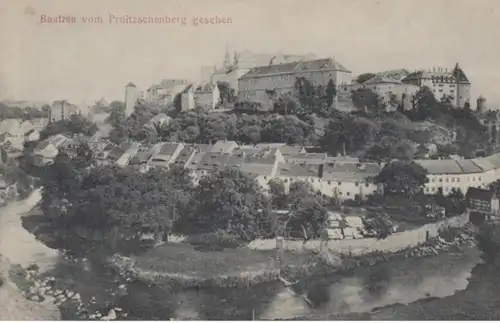 (336) AK Bautzen, Blick vom Proitzschenberg 1911