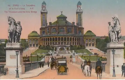 (313) AK Paris, Trocadero, vor 1945