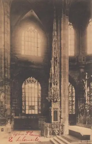 (287) AK Nürnberg, Lorenzkirche, Sakramentshäuschen, vor 1945