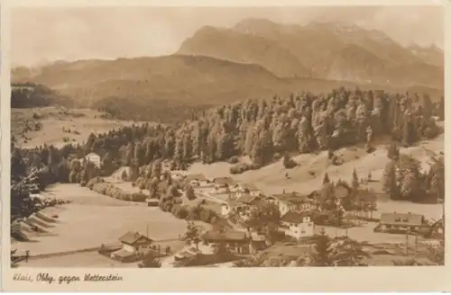 (272) Foto AK Klais gg. Wetterstein 1940er