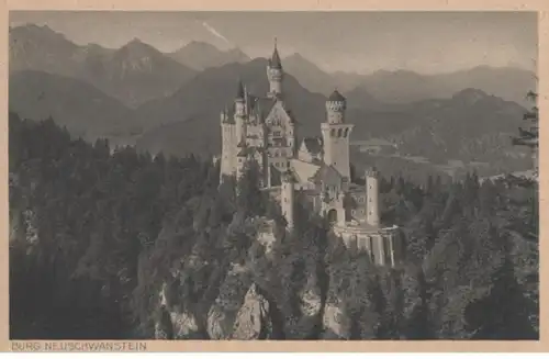 (269) AK Schloss Neuschwanstein, Hohenschwangau, vor 1945