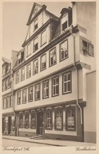 (243) AK Frankfurt am Main, Goethehaus 1936