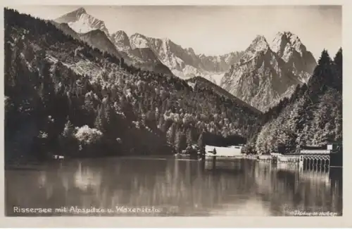 (218) AK Rießersee, Alpspitze, Waxenstein 1920er
