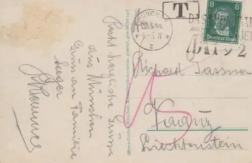 (204) AK München, Neues Rathaus 1928