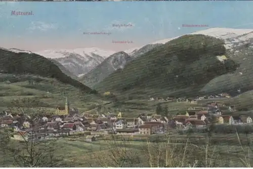 (198) AK Metzeral, Panorama 1919