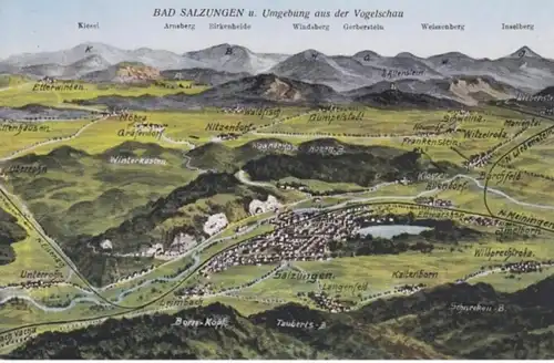 (194) AK Bad Salzungen und Umgebung, bis 1918