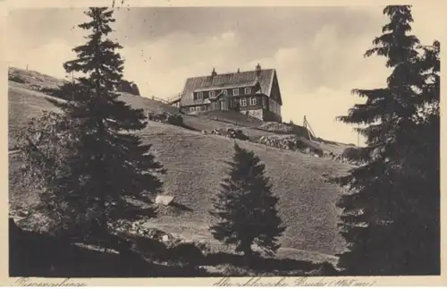 (181) AK Alte Schlesische Baude, Riesengebirge 1931