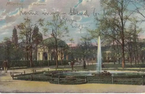 (152) AK München, Hofgarten 1905