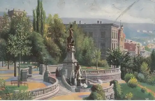 (150) AK Stuttgart, Eugensbrunnen 1922