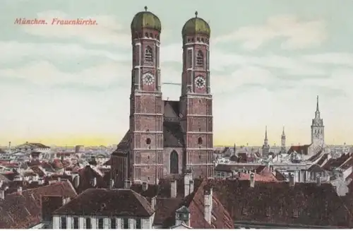 (149) AK München, Frauenkirche, vor 1945