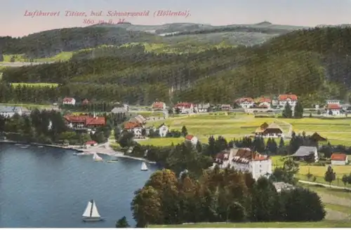 (145) AK Titisee, Schwarzwald, Höllental 1931