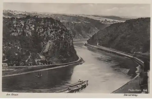 (134) Foto AK St. Goarshausen, Loreley 1931