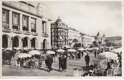 (76) AK Nizza, Englische Promenade 1935