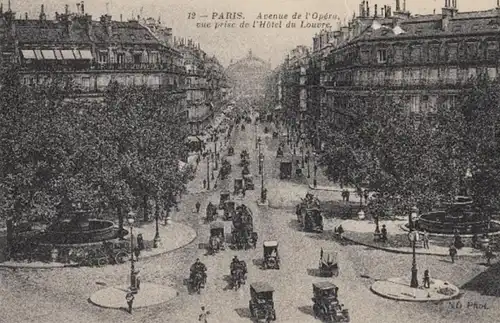 (68) AK Paris, Boulevard zur Oper, vor 1945