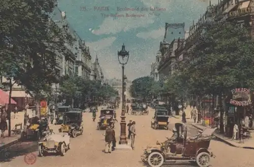 (30) AK Paris, Italienischer Boulevard, vor 1920