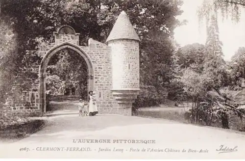 (29) AK Clermont-Ferrand, Garten Lecoq, vor 1945